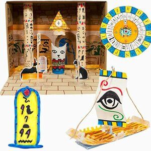 NEW-Supernow Adventure Club DIY Ancient Egypt Box Interactive Education Toy Game